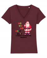 HoHoHo Tricou mânecă scurtă guler V Damă Evoker