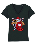 ATHLLETIC OLDMAN 25 SANTA Tricou mânecă scurtă guler V Damă Evoker