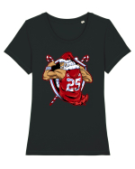 ATHLLETIC OLDMAN 25 SANTA Tricou mânecă scurtă guler larg fitted Damă Expresser