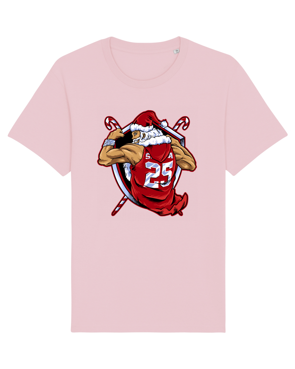 Tricou mânecă scurtă Unisex Rocker Cotton Pink