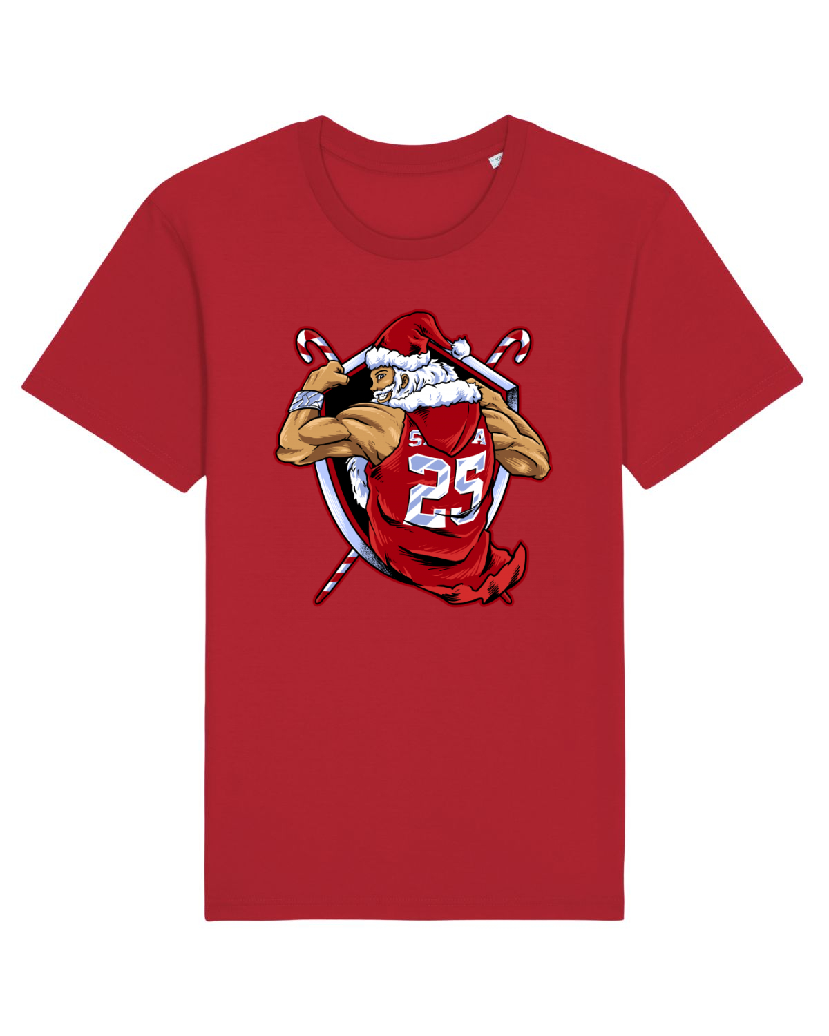 Tricou mânecă scurtă Unisex Rocker Red