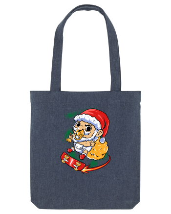 BABY SANTA SKATEBOARDER Midnight Blue
