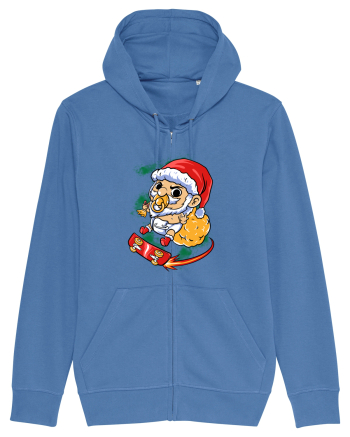 BABY SANTA SKATEBOARDER Bright Blue
