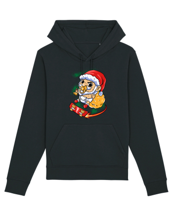 BABY SANTA SKATEBOARDER Black