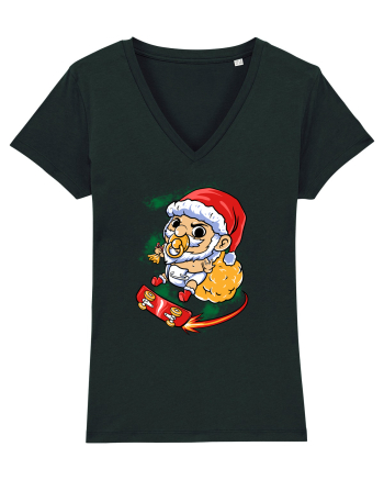 BABY SANTA SKATEBOARDER Black
