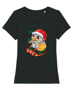 BABY SANTA SKATEBOARDER Tricou mânecă scurtă guler larg fitted Damă Expresser