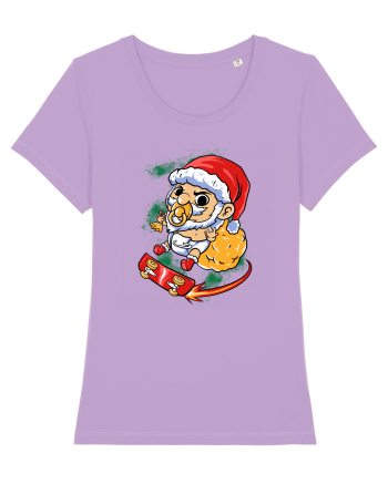 BABY SANTA SKATEBOARDER Lavender Dawn