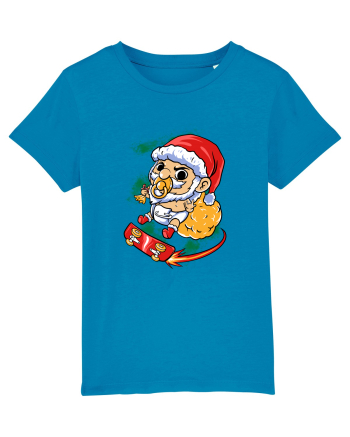 BABY SANTA SKATEBOARDER Azur