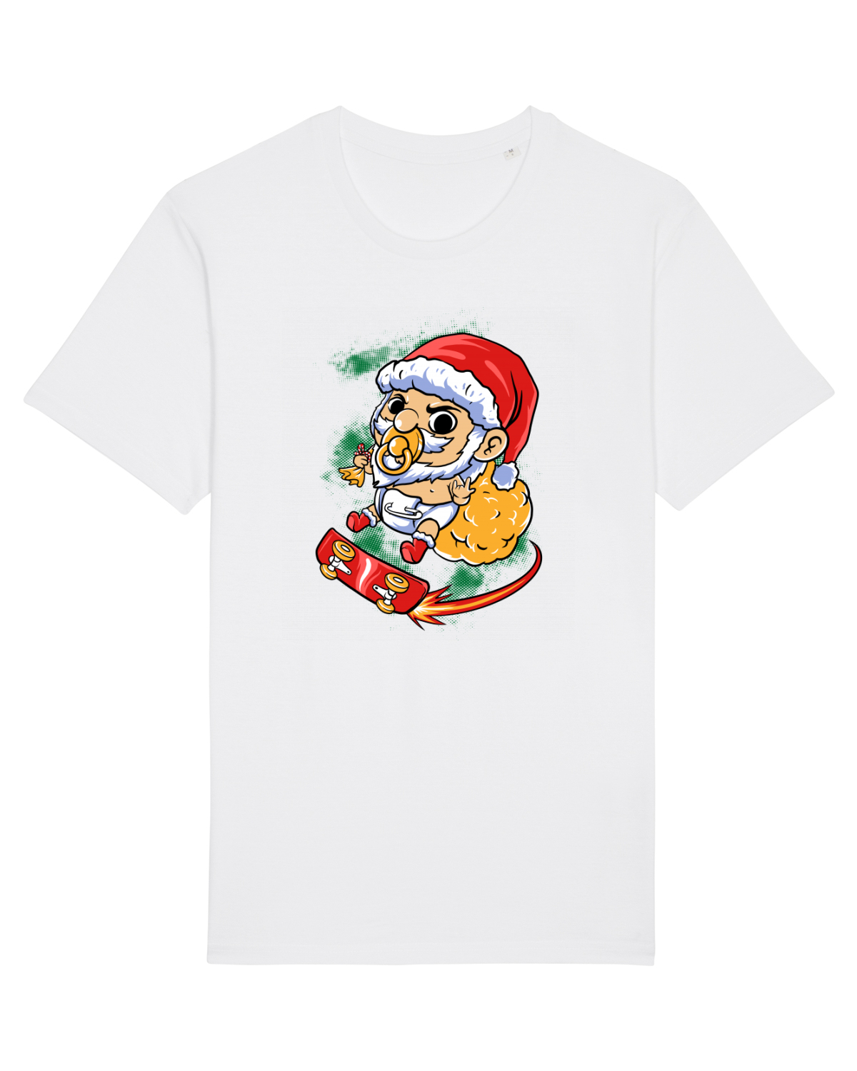 Tricou mânecă scurtă Unisex Rocker White