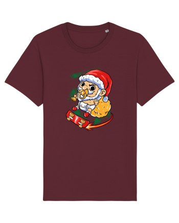 BABY SANTA SKATEBOARDER Burgundy