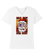 BAD BOY STILL EXIST Tricou mânecă scurtă guler V Bărbat Presenter