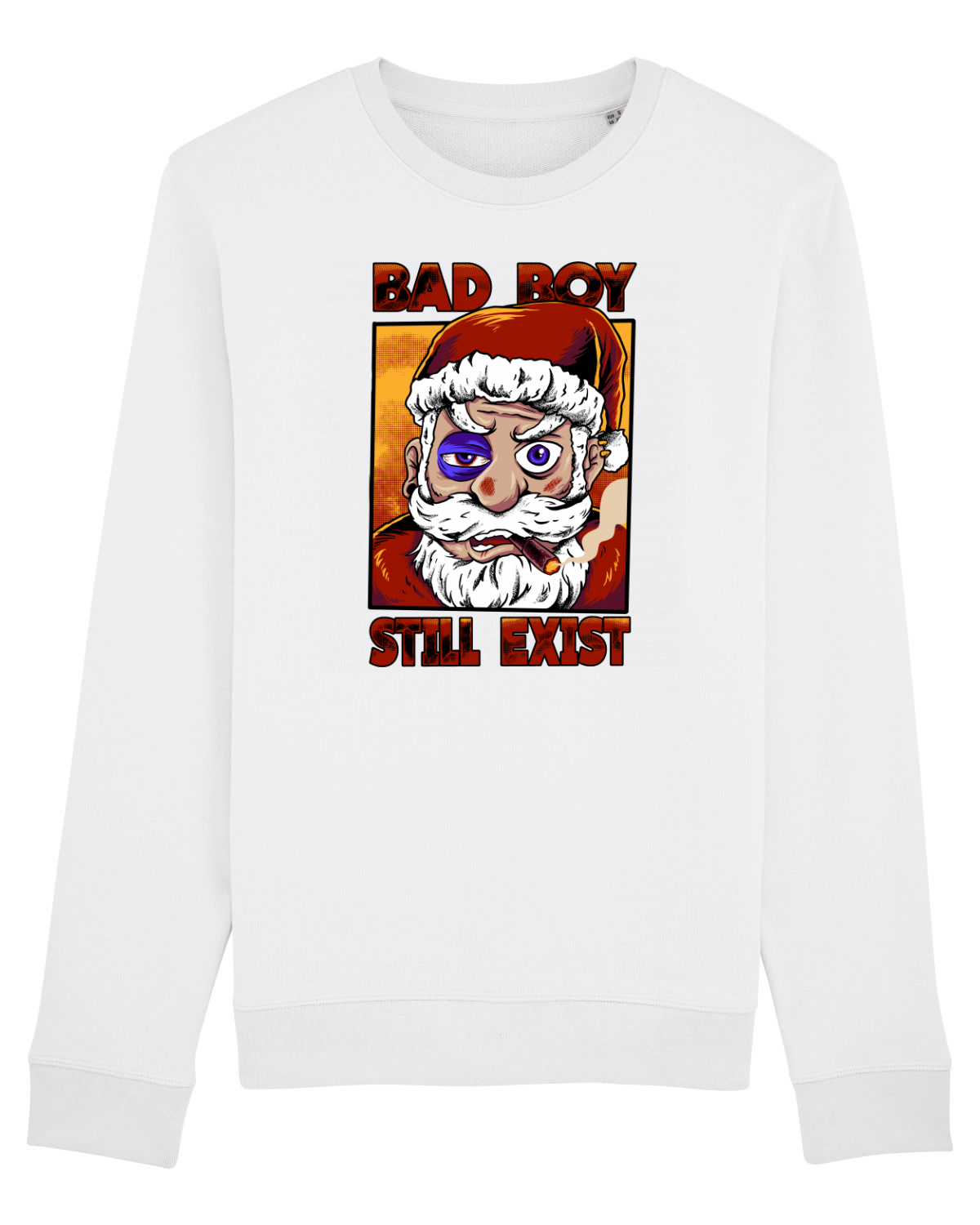 Bluză mânecă lungă Unisex Rise White