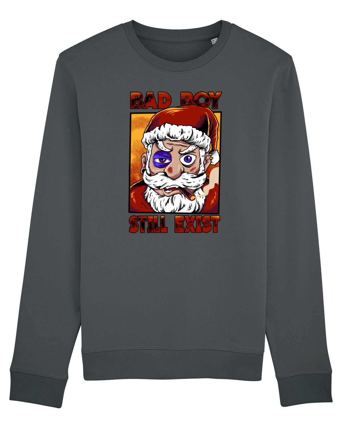 Bluză mânecă lungă Unisex Rise Anthracite
