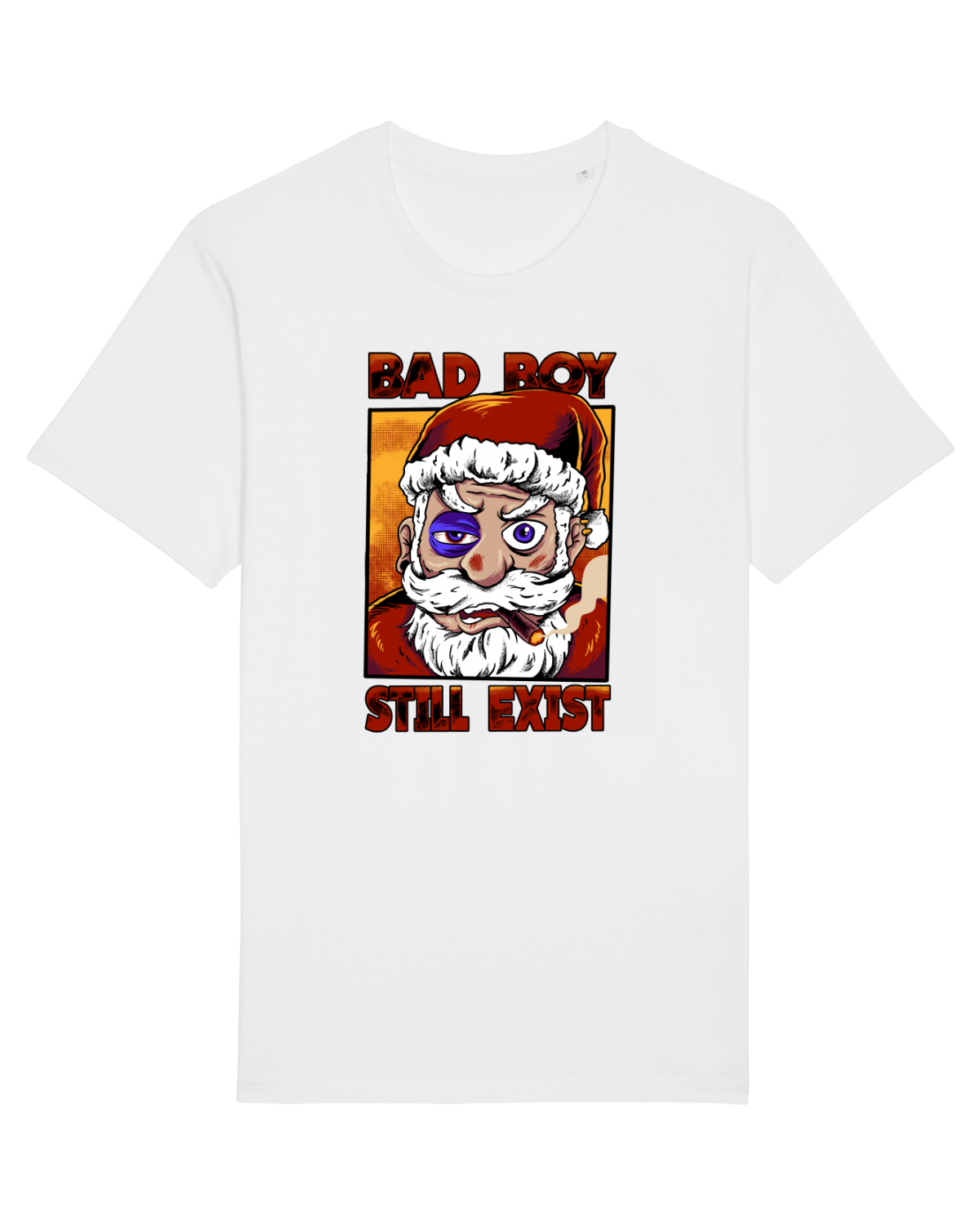 Tricou mânecă scurtă Unisex Rocker White