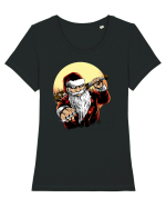 BADASS SANTA Tricou mânecă scurtă guler larg fitted Damă Expresser