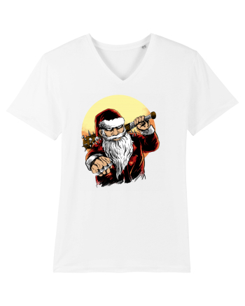 BADASS SANTA White