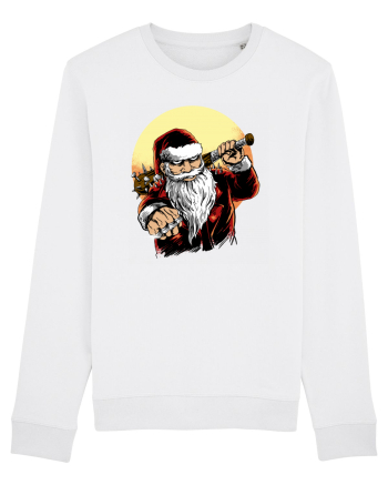 BADASS SANTA White