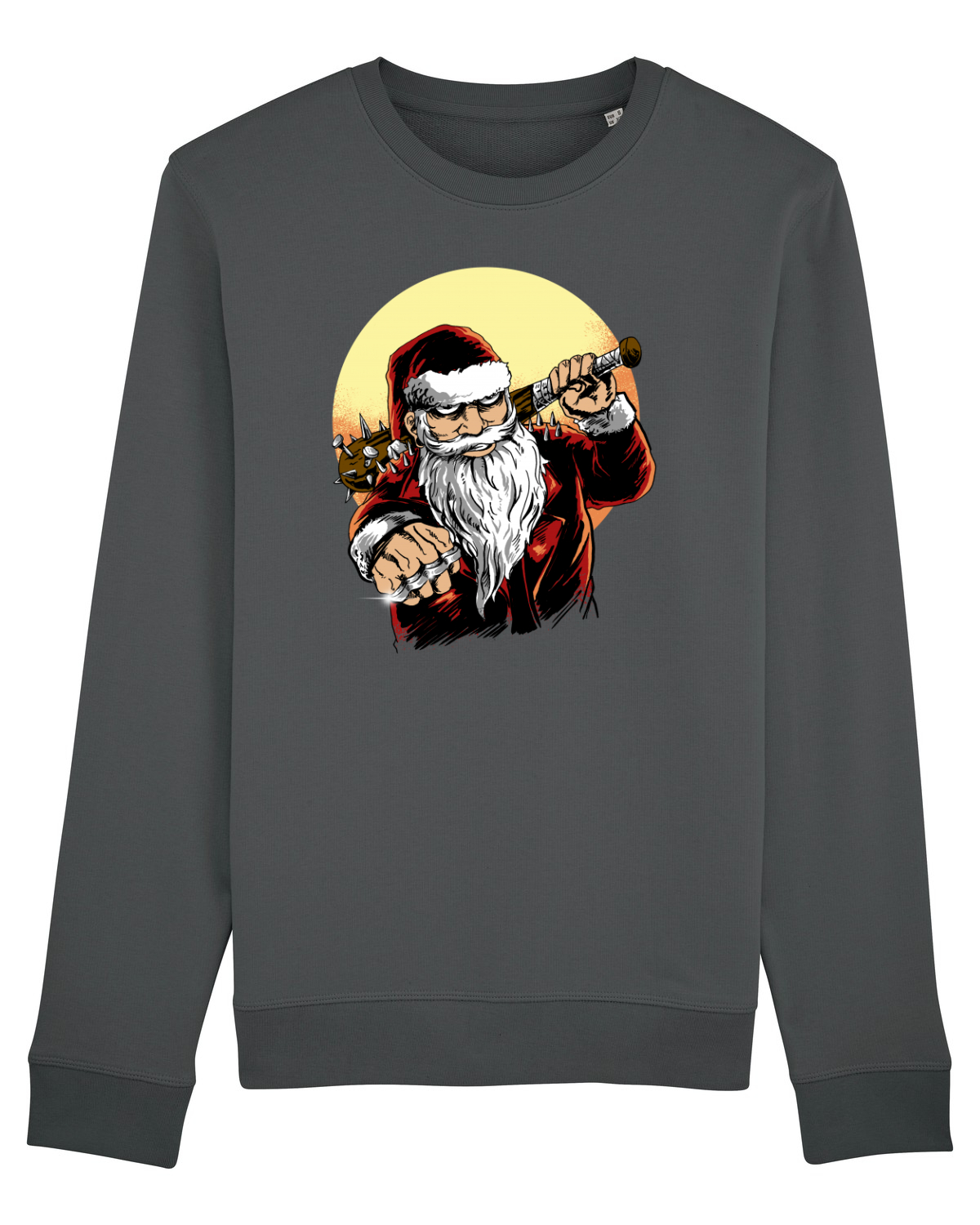 Bluză mânecă lungă Unisex Rise Anthracite