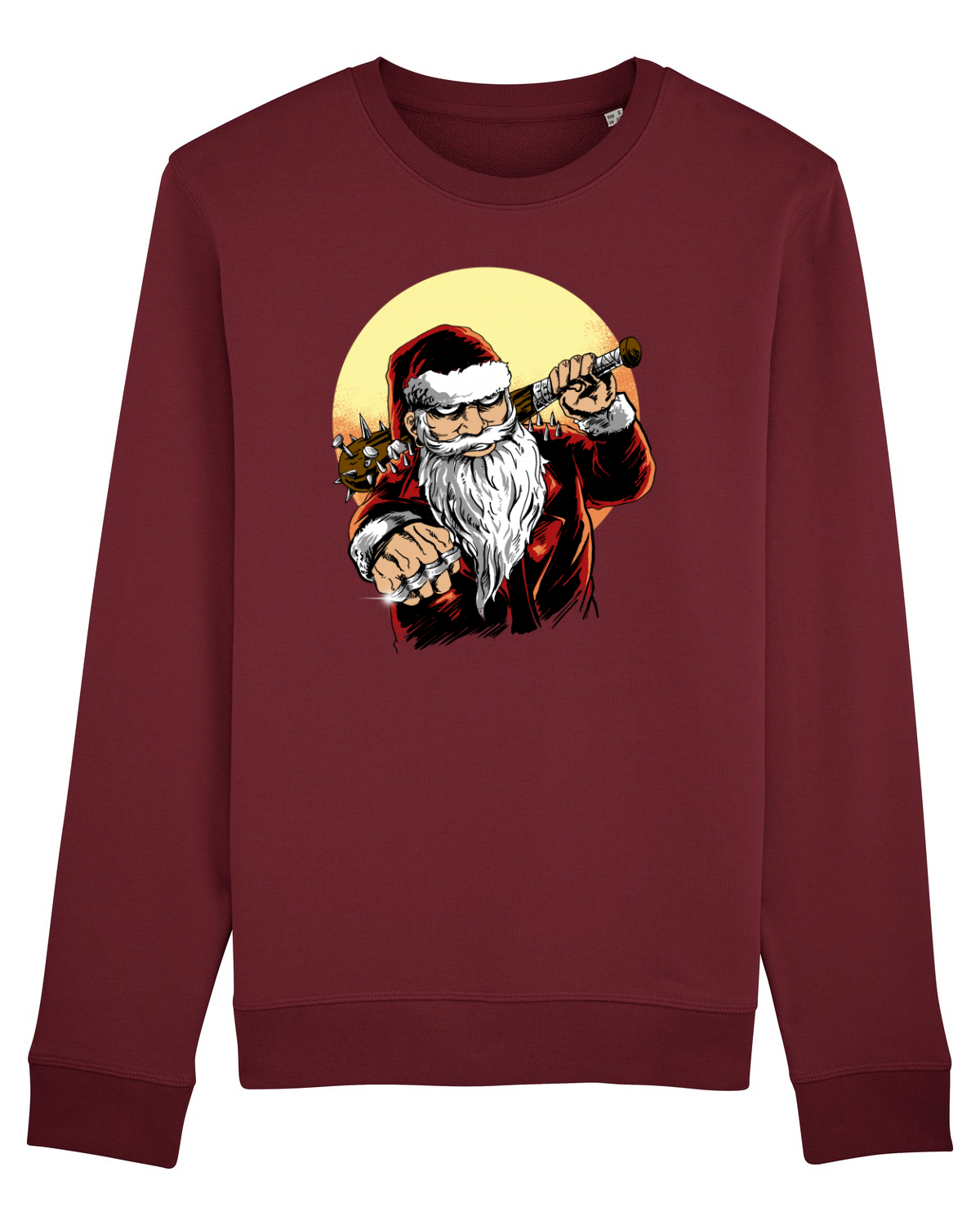 Bluză mânecă lungă Unisex Rise Burgundy