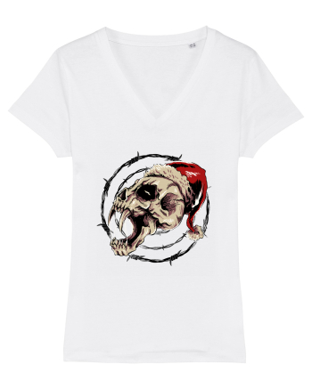 BLOODY SCREAMING SANTA White