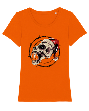 BLOODY SCREAMING SANTA Bright Orange