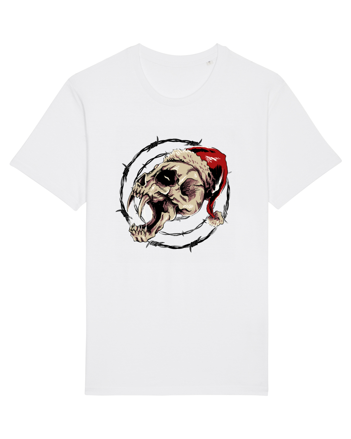 Tricou mânecă scurtă Unisex Rocker White