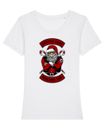Christmas Squad Worldwide Tour Tricou mânecă scurtă guler larg fitted Damă Expresser