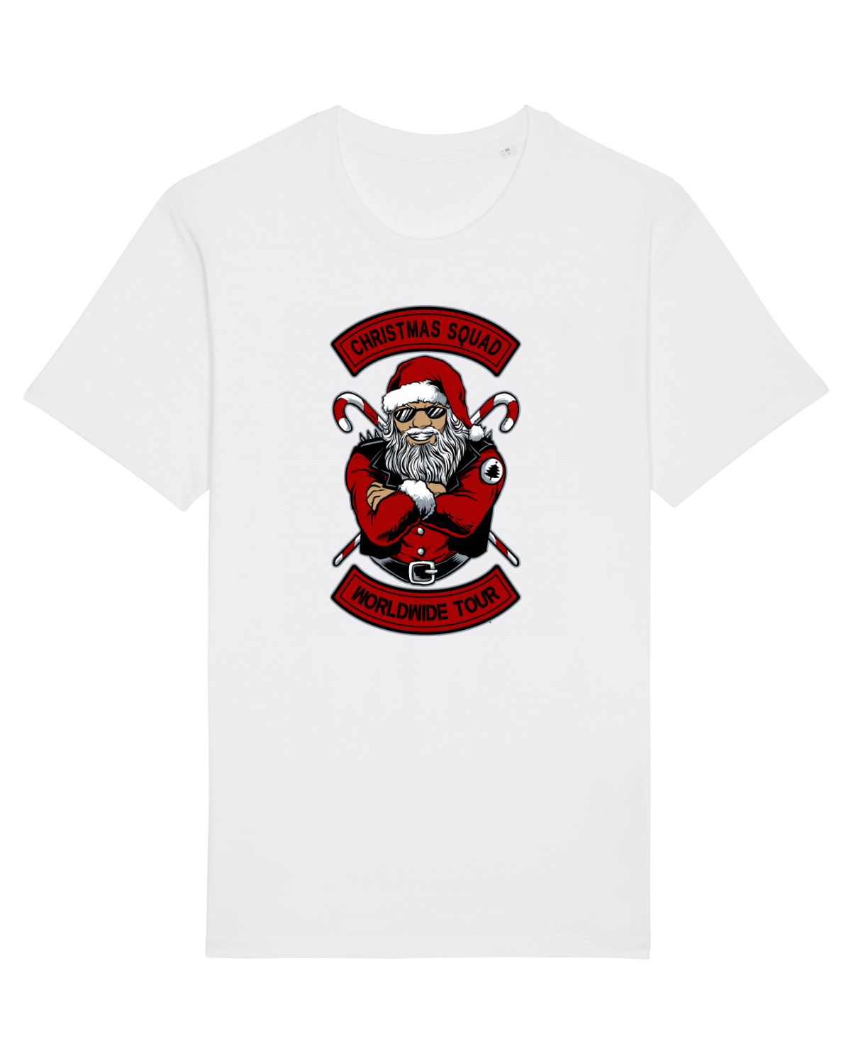 Tricou mânecă scurtă Unisex Rocker White
