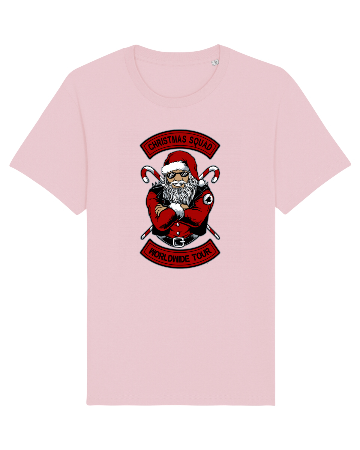 Tricou mânecă scurtă Unisex Rocker Cotton Pink