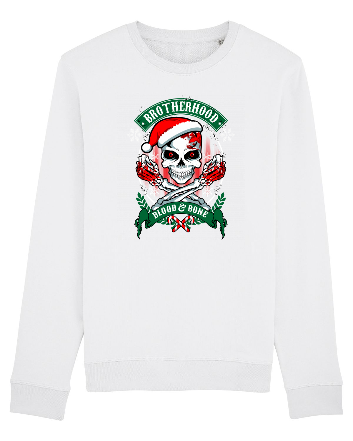 Bluză mânecă lungă Unisex Rise White