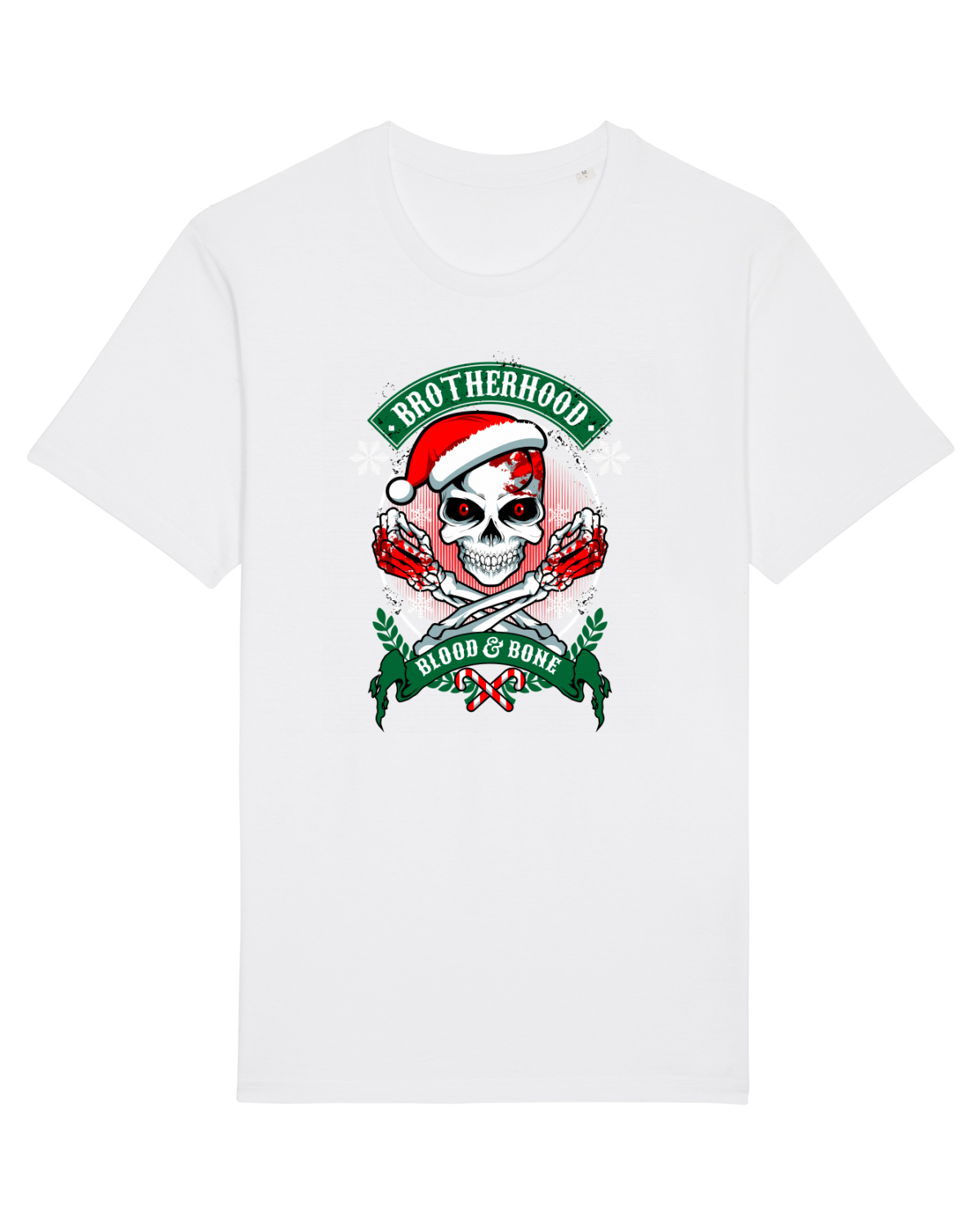 Tricou mânecă scurtă Unisex Rocker White