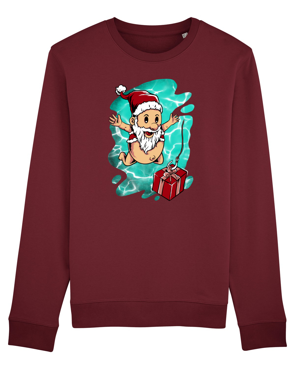 Bluză mânecă lungă Unisex Rise Burgundy