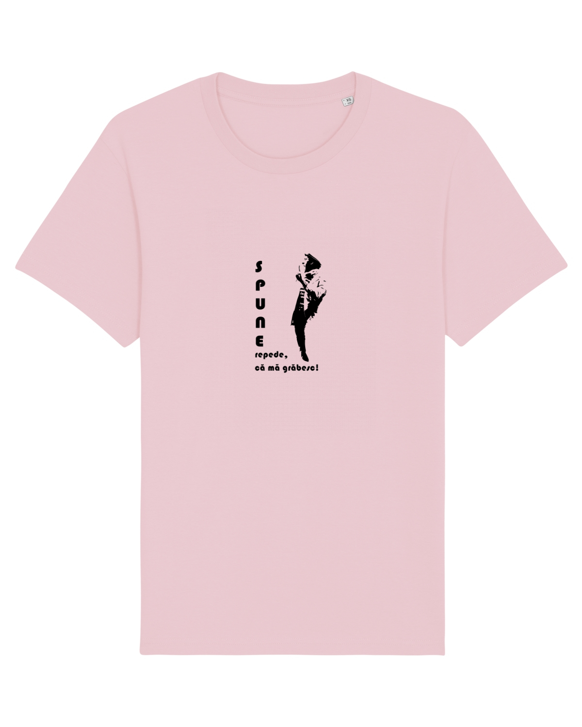 Tricou mânecă scurtă Unisex Rocker Cotton Pink