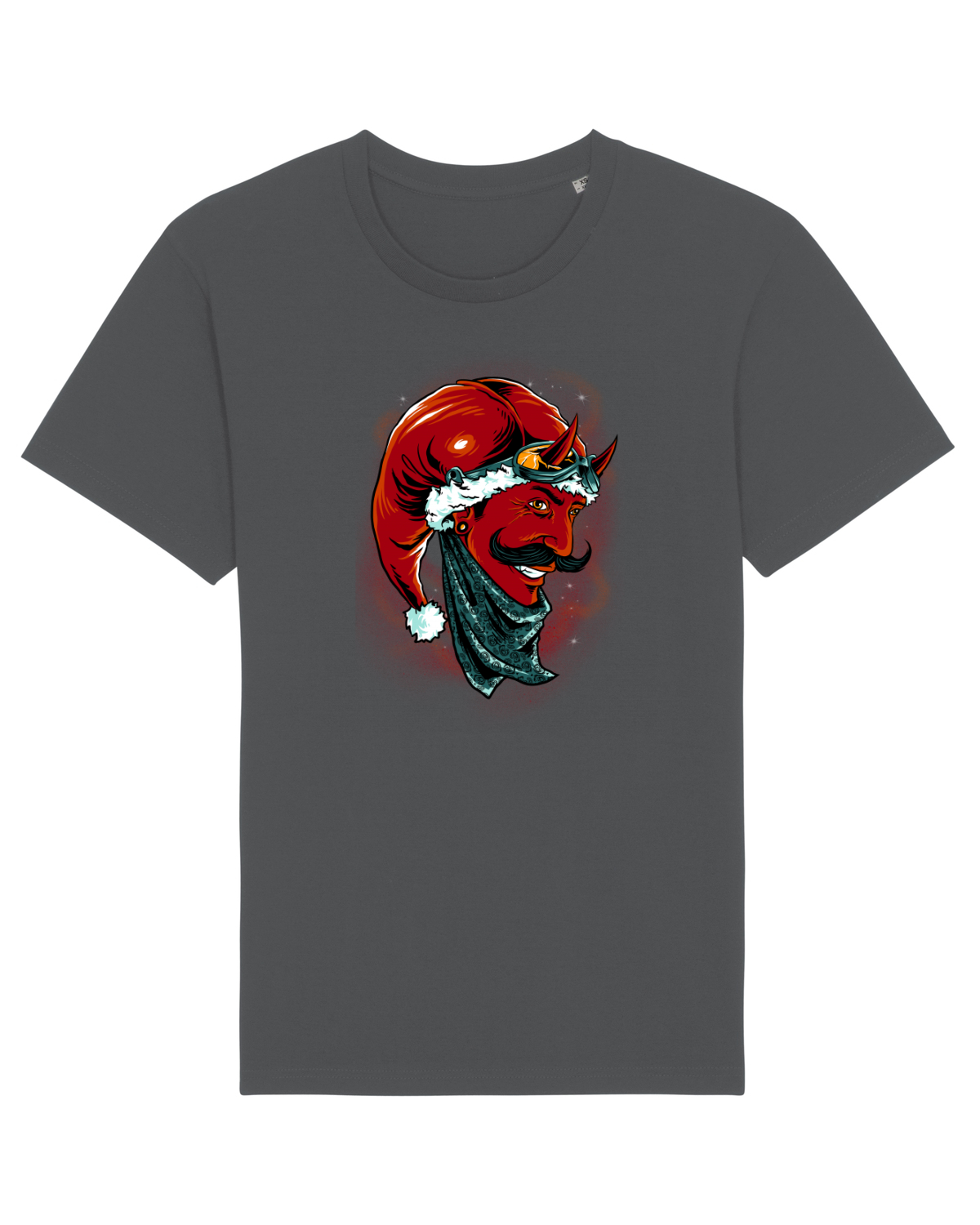 Tricou mânecă scurtă Unisex Rocker Anthracite