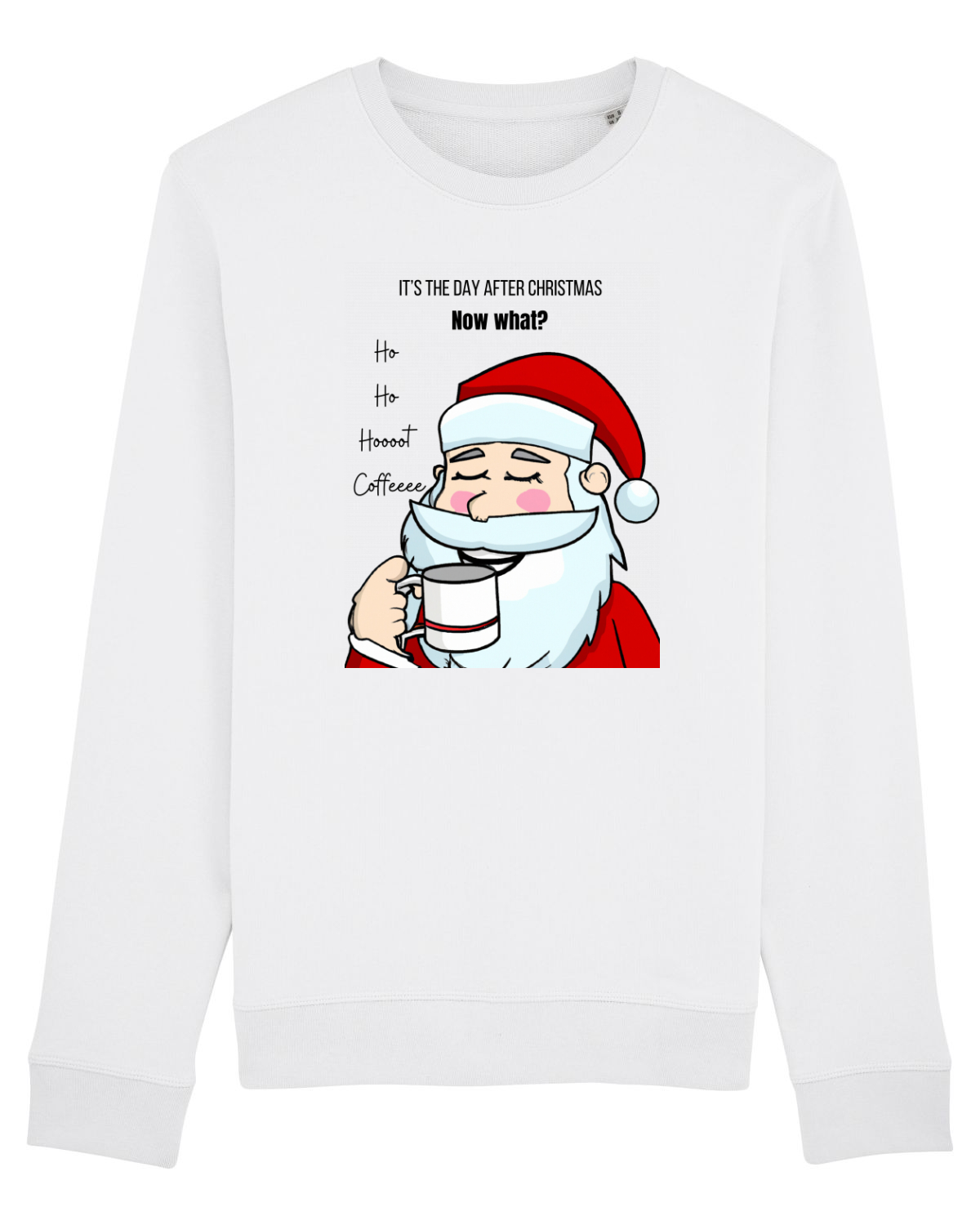 Bluză mânecă lungă Unisex Rise White