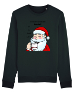 Santa needs coffee Bluză mânecă lungă Unisex Rise
