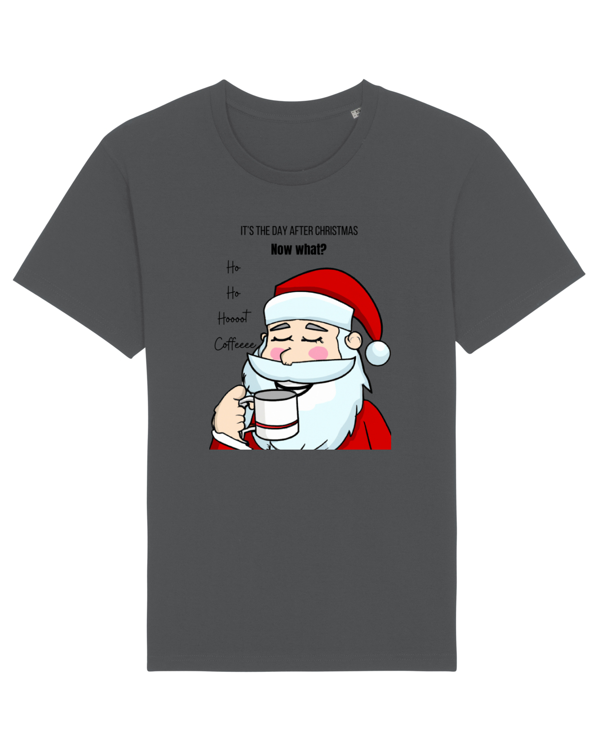 Tricou mânecă scurtă Unisex Rocker Anthracite