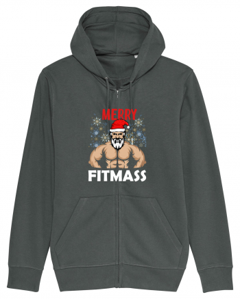 Merry Fitmas Holiday Workout T-Shirt Anthracite