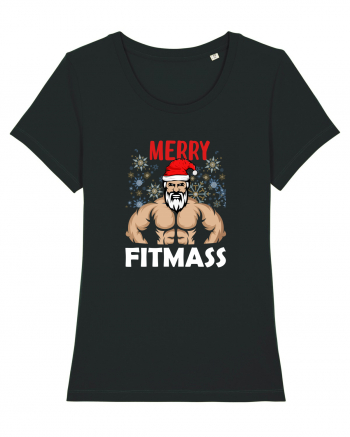 Merry Fitmas Holiday Workout T-Shirt Black