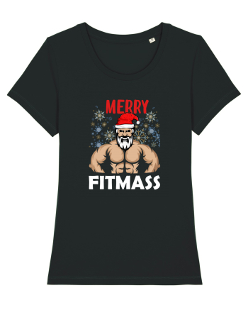 Merry Fitmas Holiday Workout T-Shirt Black