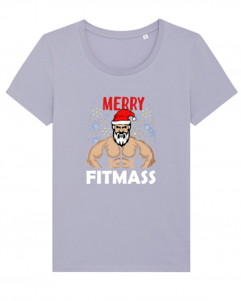 Merry Fitmas Holiday Workout T-Shirt Lavender