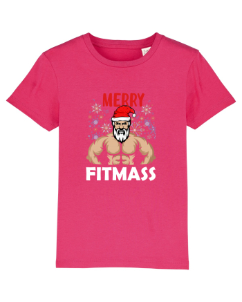 Merry Fitmas Holiday Workout T-Shirt Raspberry