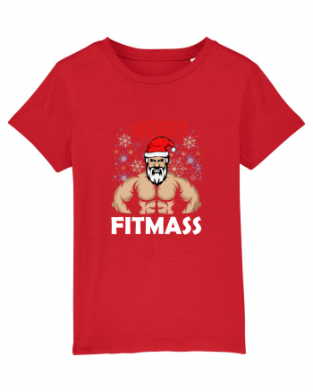 Merry Fitmas Holiday Workout T-Shirt Red