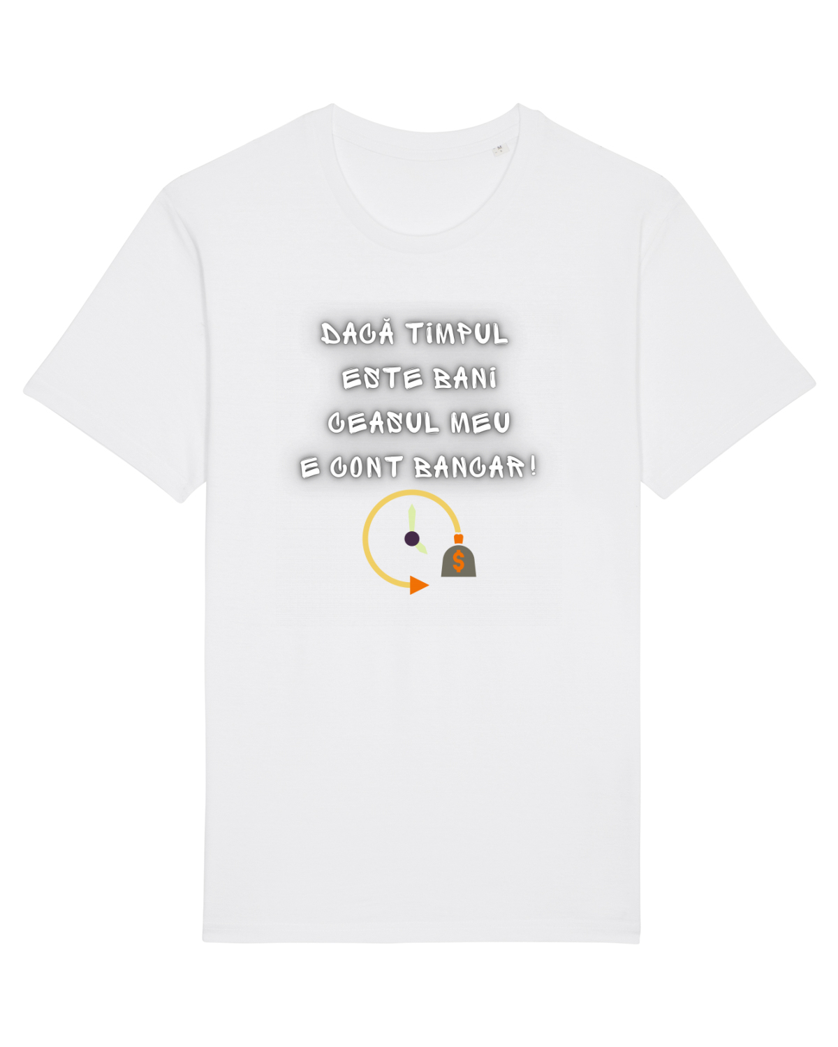 Tricou mânecă scurtă Unisex Rocker White