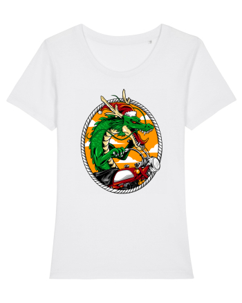 SANTA DRAGON RIDER White