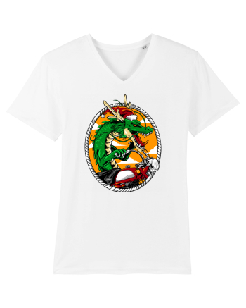 SANTA DRAGON RIDER White