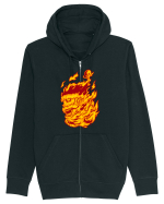FLAME OF SANTA Hanorac cu fermoar Unisex Connector