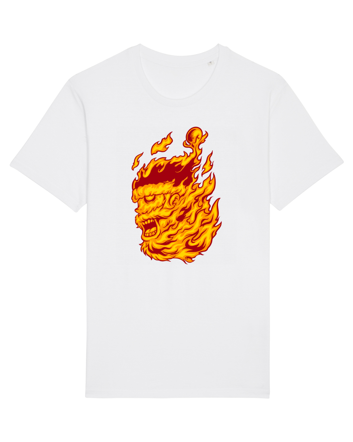 Tricou mânecă scurtă Unisex Rocker White