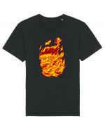 FLAME OF SANTA Tricou mânecă scurtă Unisex Rocker