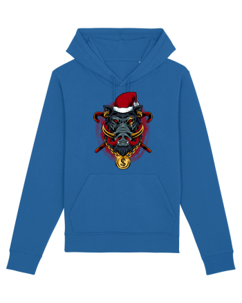 GOLDEN SANTA BOAR Royal Blue